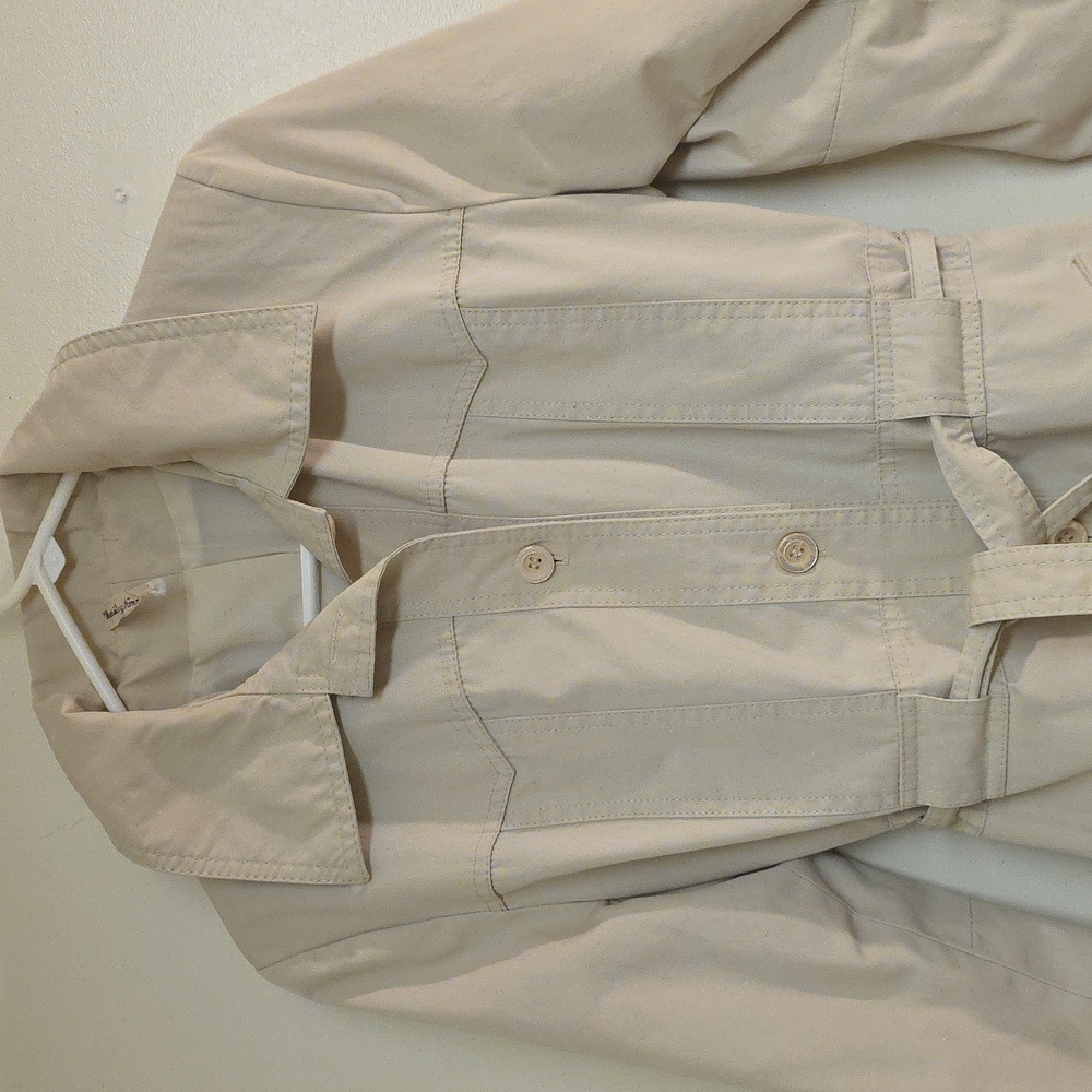 Women's Beige Trench Coat #51 - Picture 2 of 8